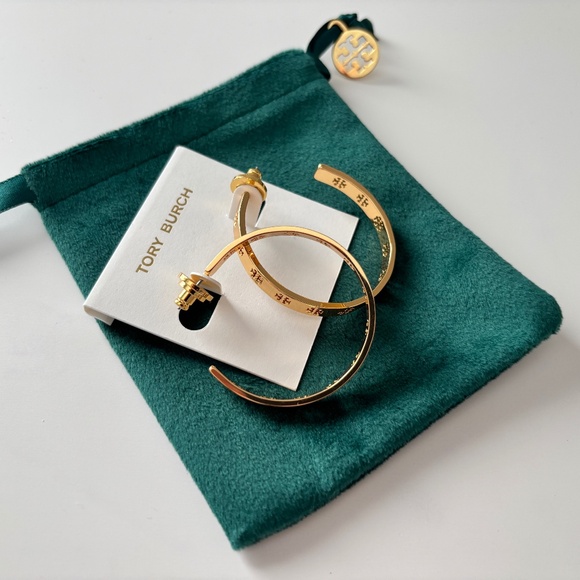 Tory Burch Hoop Earrings - Picture 5 of 8